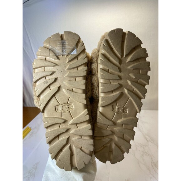 UGG COZETTA CHESTNUT CURLY SHEEPSKIN COMFORT SLIPPERS, WOMEN US 8/ EUR 39 - Picture 5 of 9